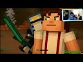 Youtubers react to NINJA IVOR!?! - Minecraft Story Mode Season 2 Episode 4