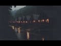 Rain Sound on Roof with Jungle Atmosphere Late Night