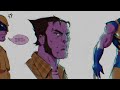 Color with Me!  Character Sheet | Wolverine on Procreate iPad Pro | X-Men 97 (asmr)