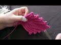 Passo a passo Como fazer folhas em crochê fácil, simples e rápido