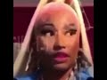 Nicki Minaj looking around confused with math equation