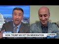 Heat on 'zombie' Project 2025: Trump insider runs from 2025 plan on live TV (Melber Intv Part 1)