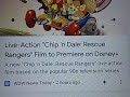 A CHIP AND DALE RESCUE RANGERS MOVIE!!!!!!!!!!????????
