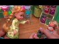 Claire's store! Elsa and Anna toddlers go shopping - Barbie dolls