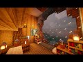 Minecraft Relaxing Music and Rain for 1 hour