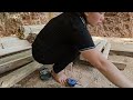 How to build a wooden house, complete the installation of window frames with wooden bars - Ep1
