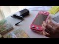 💗Coral Switch Lite Unboxing + Animal Crossing 🌱