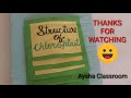 How to make a  easy Flip chart for structure of chloroplast