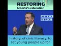Restoring Alberta's education | Jason Kenney