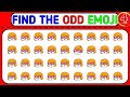 FIND THE ODD EMOJI OUT by Spotting The Difference! #64 #emoji #puzzle #emojichallenge#oddoneemojiout