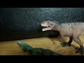 Acrocanthosaurus vs Tyrannotitan (Dinosaur Stop Motion Animation)