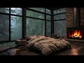 Rain Sounds for Deep Sleeping - Cozy Bedroom for Sleep Instantly, Relieve Stress, Insomnia, Anxiety