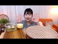 고구마무스 고구마샐러드 가득 매쉬드베이컨고구마피자 치즈스파게티 먹방 Sweet potato Pizza Cheese Spaghetti Mukbang