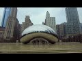 CHICAGO TRAVEL - USA, WALKING TOUR, Rainy Day in Downtown Chicago, Part-1, Rain & City Sounds, 4K