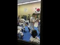 My little girl ( 7 yrs old , with long hair in video ) in Taekwondo sparring night.