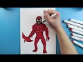 How to Draw CARNAGE FORTNITE