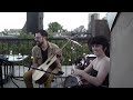 Luke Rivard original set on a NY rooftop