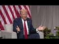 Full interview: Trump speaks at Black journalists conference