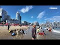 This is Gwangalli Beach | Busan is a great city for walking | KOREA | 4K | 광안리 해수욕장 | 여름시작 | 물놀이는 부산