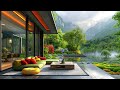 Smooth Jazz Instrumental Music ☕ Relaxing Spring Jazz Music & Cozy Coffee Porch Ambience for Work