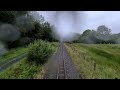 Driver's Eye View - Welsh Highland Railway (Rheilffordd Eryri) - Porthmadog to Caernarfon