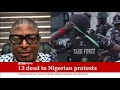13 dead in Nigeria protests | BBC News