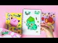 [ToyASMR] Decorate with Sticker Book Dress Pokémon's: Pikachu, Jigglypuff, Bulbapedia, Meowth