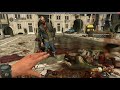 clearing the parade square in dying light old town with no context and no reason