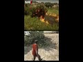 GTA5's Fire VS RDR2's Fire