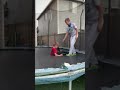 CRAZY brothers fight on trampoline little man is going Crazy!!!😂