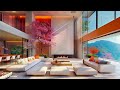 Soothing Jazz Music 🌸 Spring Day with Jazz Instrumental Music for Study, Unwind in Luxury Apartment