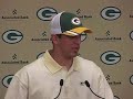 AARON RODGERS FIRST PRESS CONFERENCE  IN 05