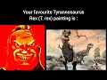Mr. Incredible becomes canny meme (Your favourite Tyrannosaurus Rex (T. rex) painting is)