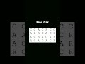 Find the word “car”