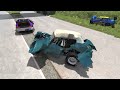 Massive Spike Strip Pileup Crashes #52 – BeamNG Drive | CrashBoomPunk