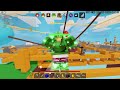 1v50, but my Sword gets better Every Minute! (Roblox Bedwars)