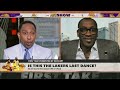 Shannon Sharpe & Stephen A. DISAGREE over this being the Lakers’ LAST DANCE! | First Take