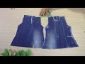 Reutilizar ropa vieja | Recicla jeans viejos en el vestido || reutilizar la ropa!
