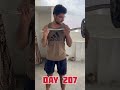 Day 207 Transformation 🔥||#shorts#viral #gym #fitness