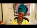 How to tie gele:  Updo gele