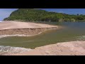 Playa Lo De Marcos - Lagoon Flowing Into Ocean