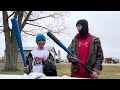 Which Is Better Bat With Tape On The Barrel Or No Tape Ft. Big Mike