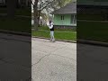 Guy Rides Skateboard Wearing Upside Down Goggles - 1498753