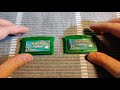 Real vs Fake Pokemon Emerald Example Quick Easy How To Spot a Fake GBA Game Boy Advance Pokemon Game