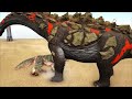 NEW FENRIR BOSS VS ARK DINOSAURS | Cantex