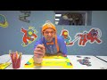 Blippi | Blippi learns How to Snowboard | Educational Videos for Kids