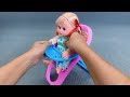 13 Min Satisfying with Unbox pink Barbie house toy,Cartoon Elephant Baby Crib Toy ASMR | Review Toys