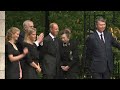 Prince Andrew Consoles Princess Eugenie as Tearful Royals View Flowers
