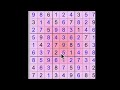 Sudoku solution – The Guardian 1 July 2024 Easy level
