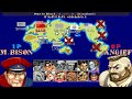 Street Fighter II': Champion Edition - Man In Black vs ((Caution))